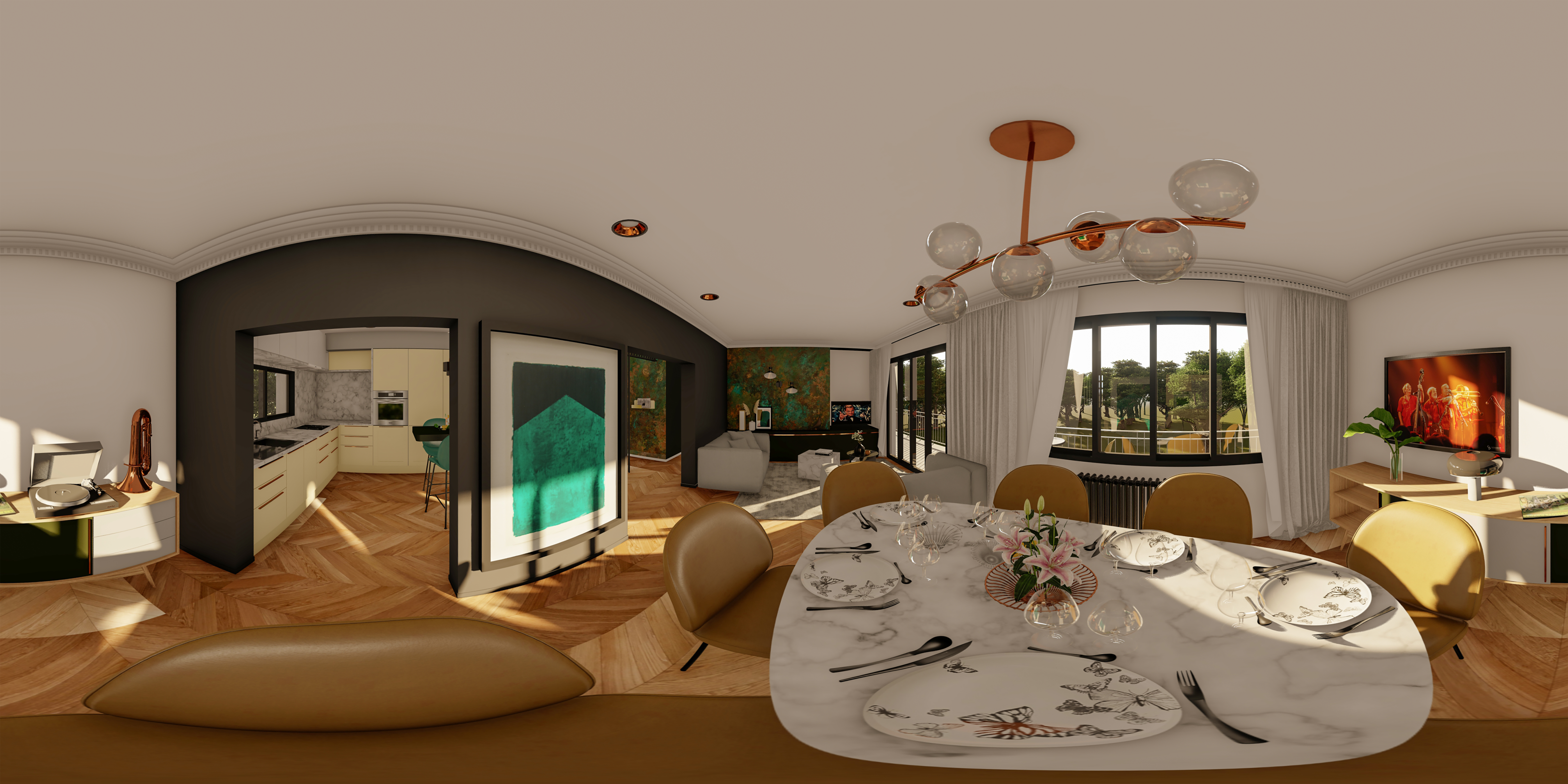 Gatsby — vue paysage